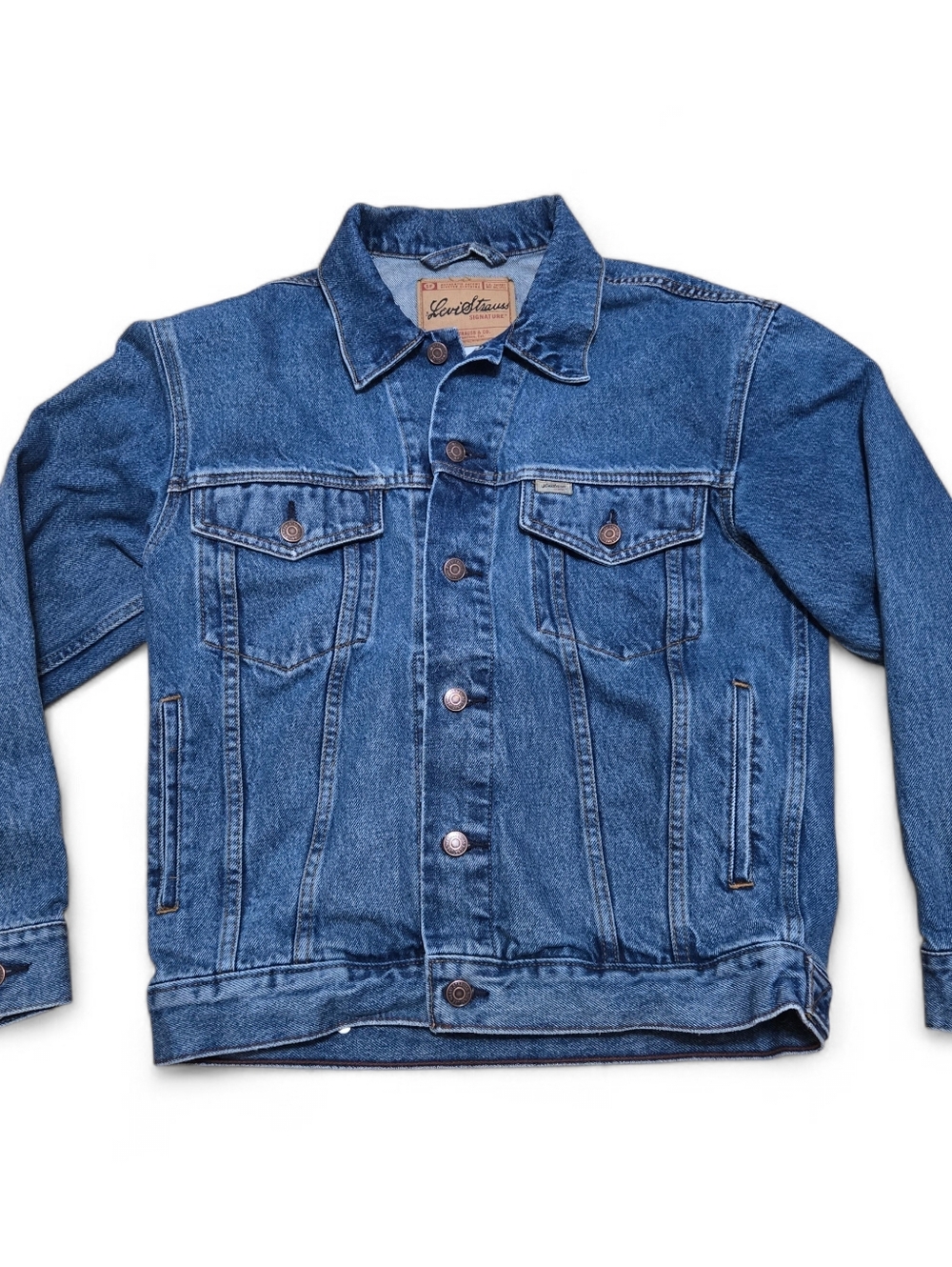 Levi Strauss Signature Denim Trucker Jean Jacket Button Front, Women's Small